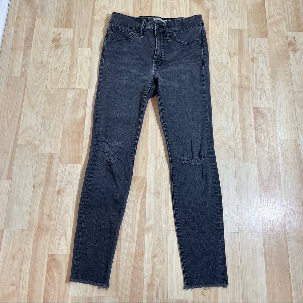 MADEWELL Jeans Women's 27S Grey Skinny Skinny Denim High Rise